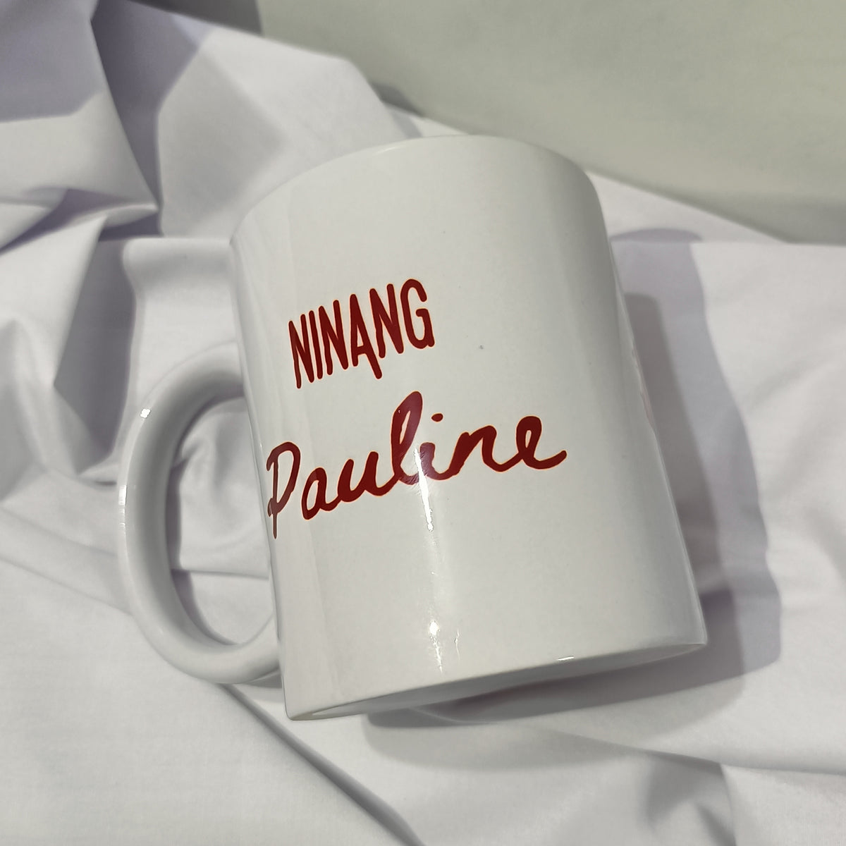 Custom 11 oz White Mug Souvenir for Birthdays, Debut, Wedding, and Christening