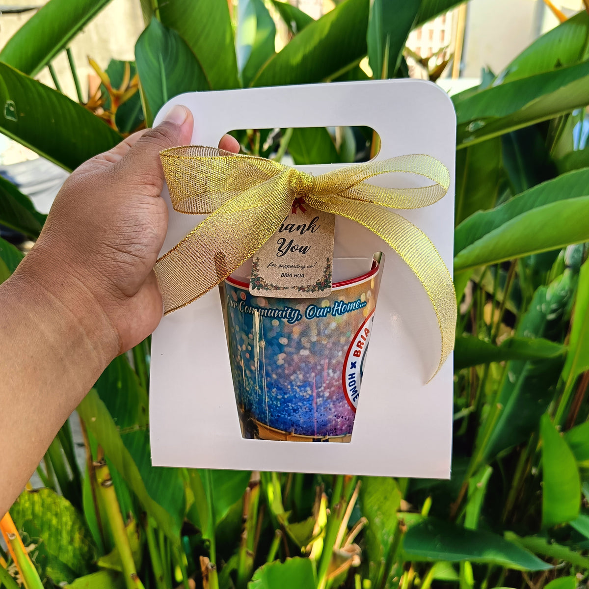 Custom 11 oz White Mug Souvenir for Birthdays, Debut, Wedding, and Christening