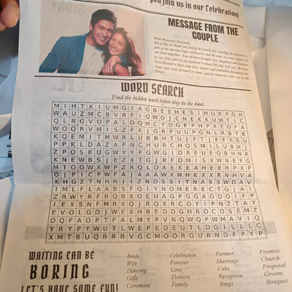 Newspaper Themed Wedding and Birthday Invitation (Harry Potter Daily Prophet available) Sold by bulk